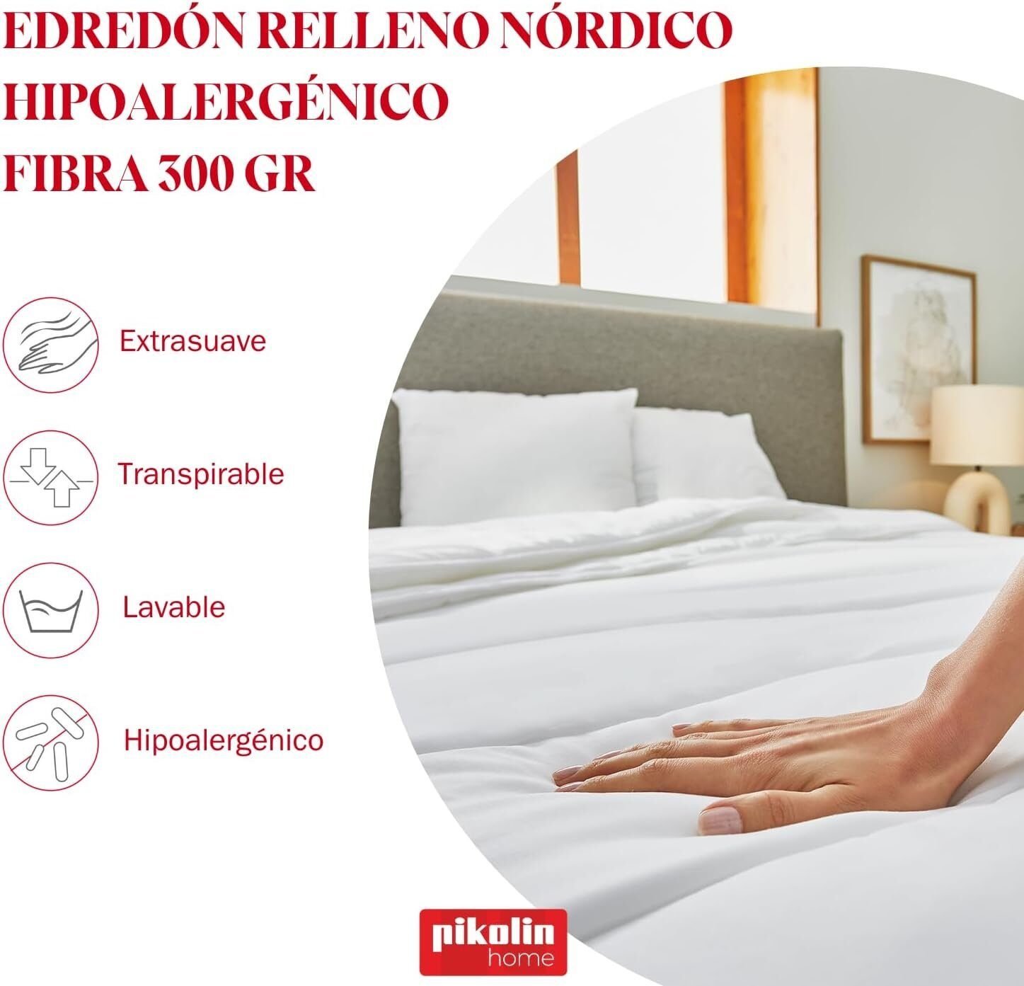 Foto 2 de Pikolin Home – Edredón Nórdico Otoño-Invierno 300gr
