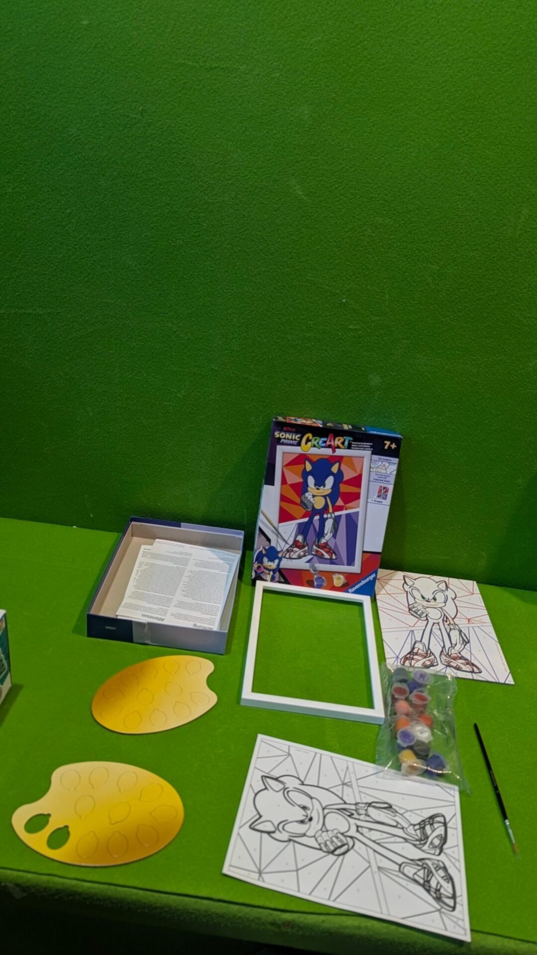 Foto 2 de Ravensburger Creart D: Sonic Prime | Pintar por Numeros Niños