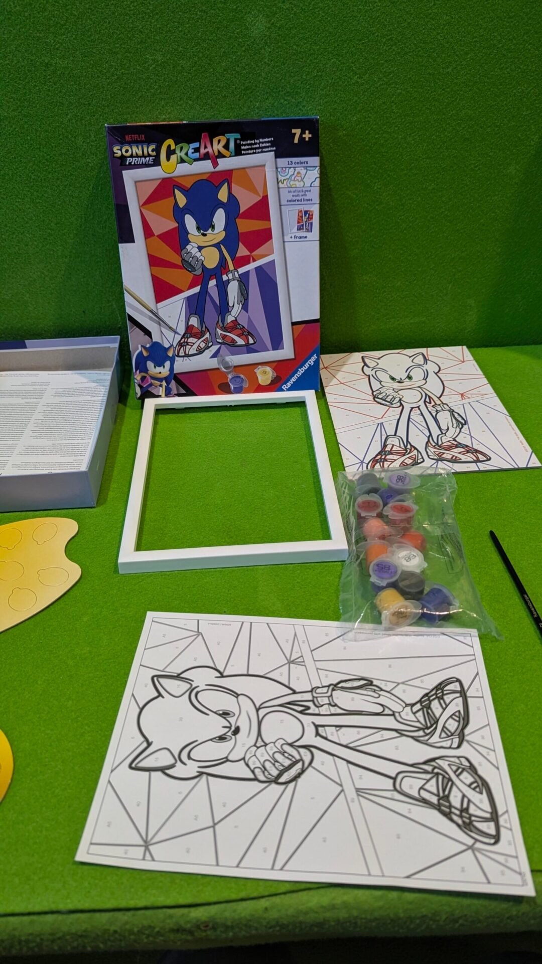 Foto 5 de Ravensburger Creart D: Sonic Prime | Pintar por Numeros Niños