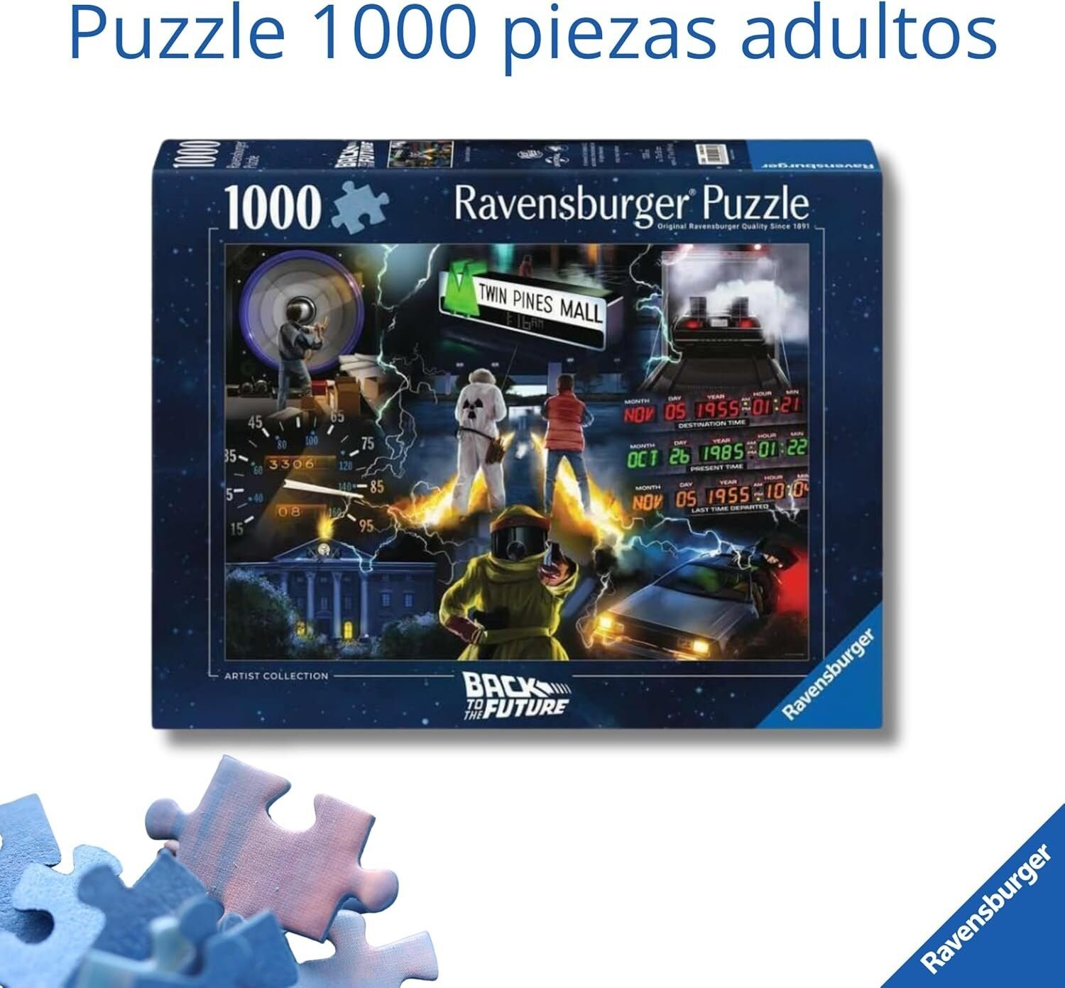 Ravensburger – Puzzle 1000 Piezas Regreso Al Futuro en Lalín, Pontevedra