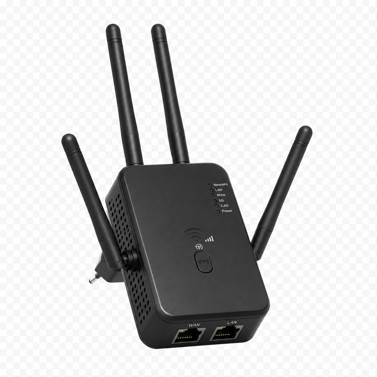 Repetidor WiFi AC1200 doble banda 2.4/5 GHz con 4 antenas en Lalín, Pontevedra
