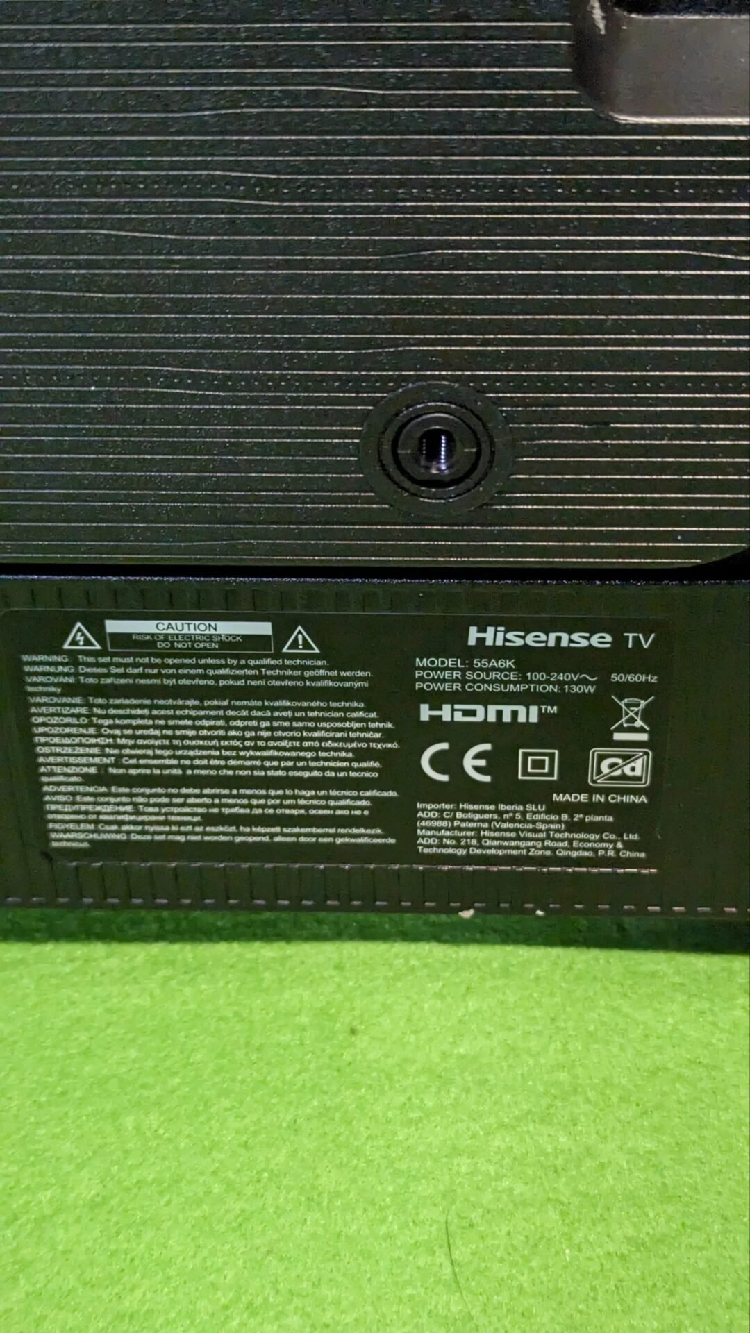 Foto 9 de REPUESTOS Hisense TV 55A6K – UHD 4K, Smart TV de 55