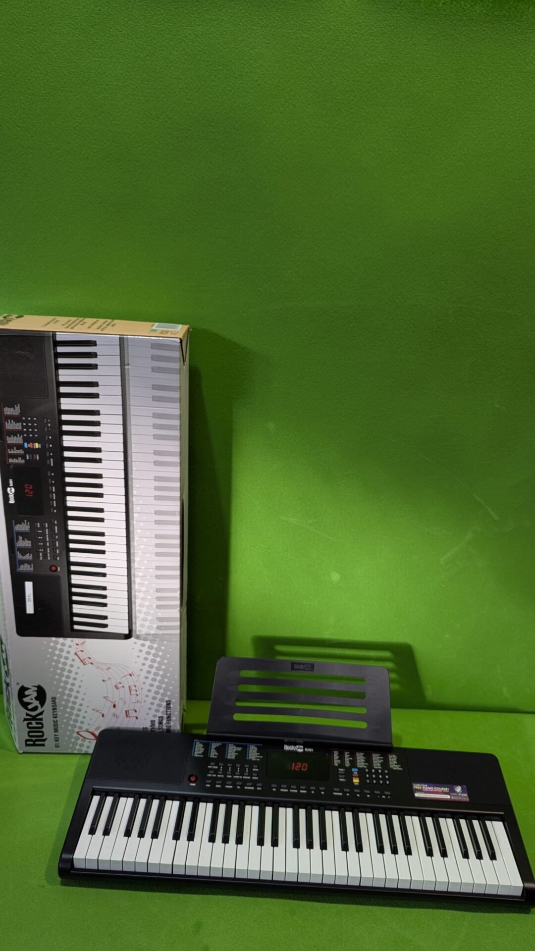 Foto 2 de RockJam Teclado compacto de 61 teclas
