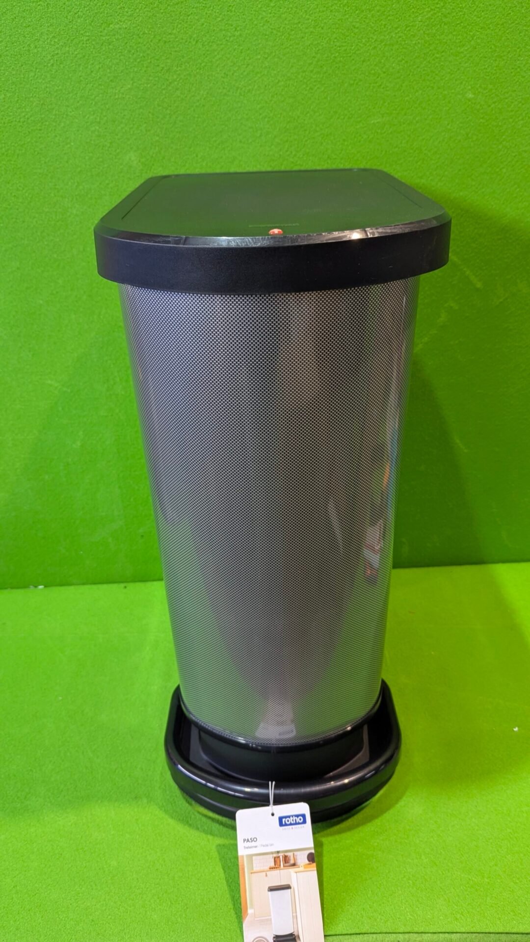 Foto 3 de Rotho Cubo de basura Paso de 50 litros para separación de residuos con tapa y pe