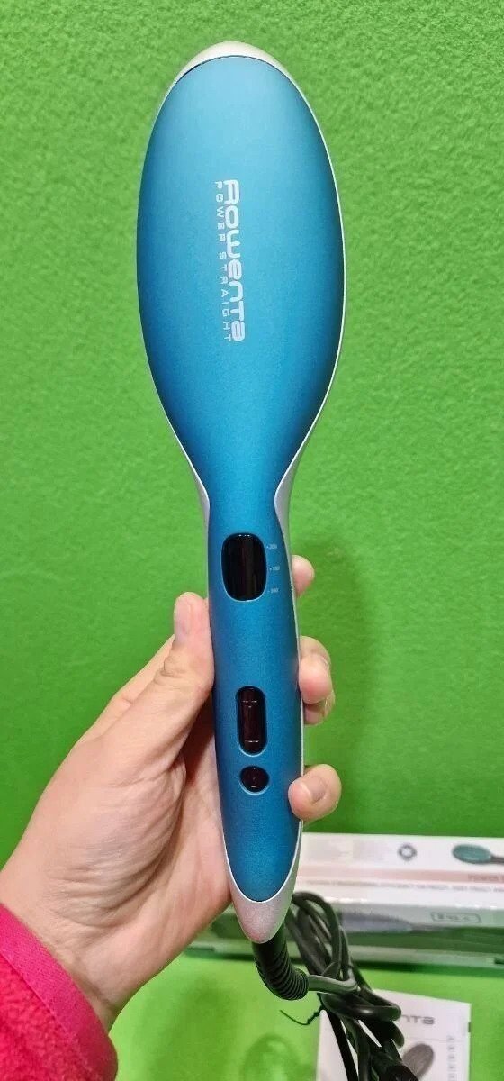 Foto 3 de Rowenta Cepillo alisador Power Straight CF5820F0 para cabello muy rizado – Como
