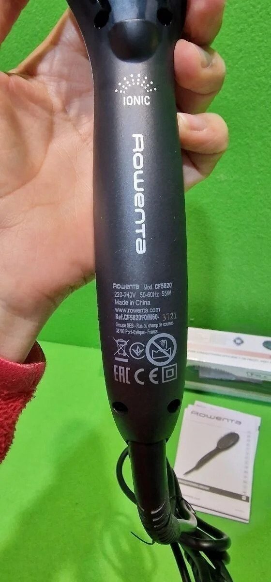 Foto 7 de Rowenta Cepillo alisador Power Straight CF5820F0 para cabello muy rizado – Como