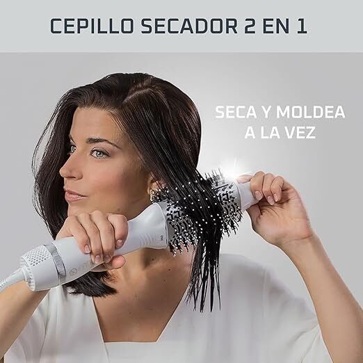 Foto 2 de Rowenta Cepillo Volumizer – Cepillo de Aire ovalado movimiento giratorio automát