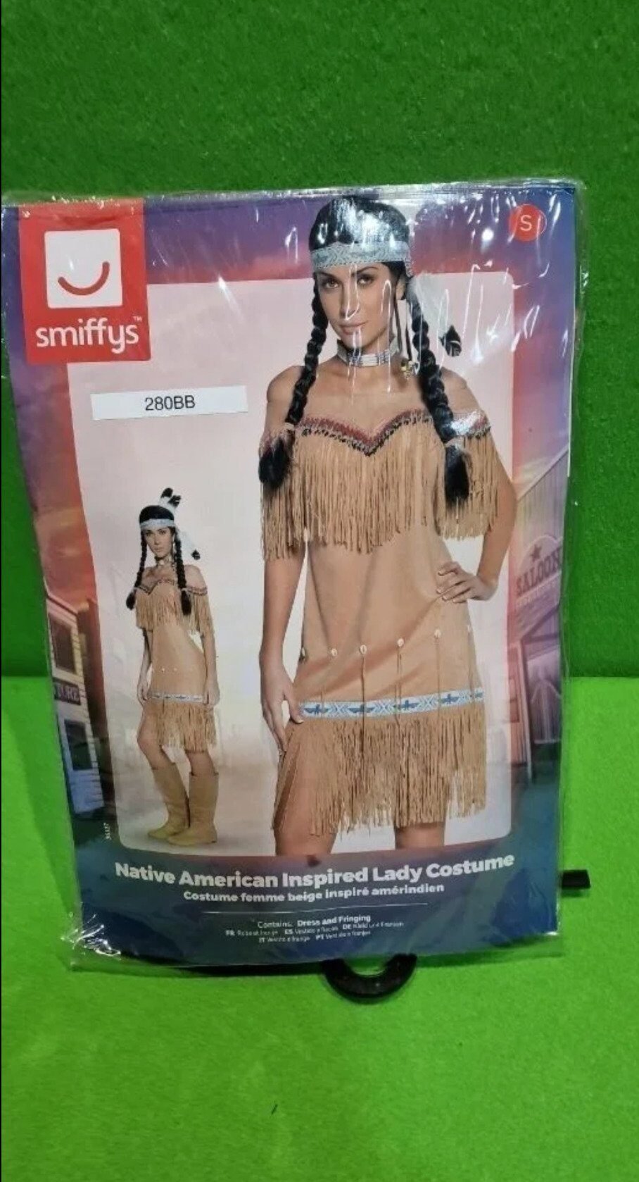 Foto 4 de Smiffys Disfraz de Dama Inspirado por Las Americanas nativas