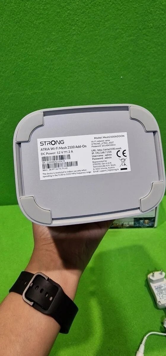 Foto 5 de STRONG WiFi 5 MESH2100ADD-ON Atria, Potencia para extensión Adicional de 100 m2