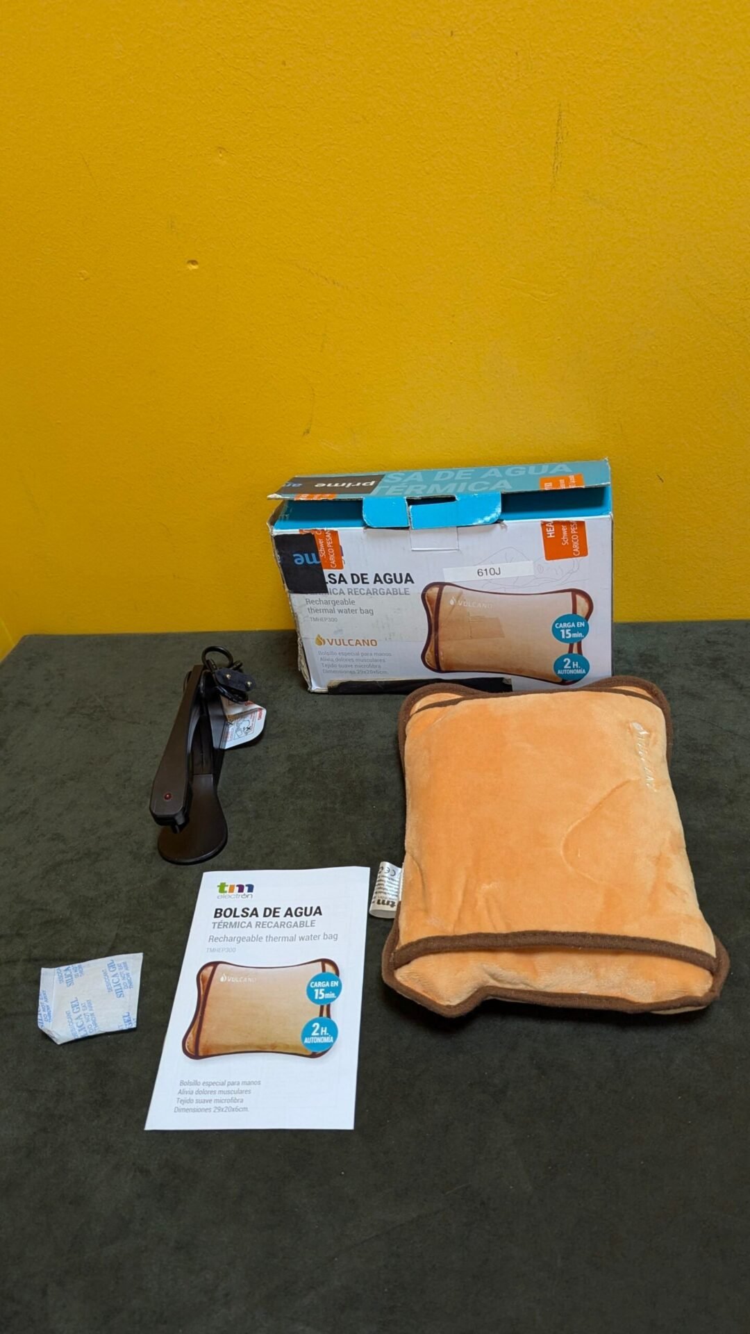 Foto 2 de TM Electron Vulcano Bolsa De Agua Térmica Calefactable En 5 Minutos – Nuevo