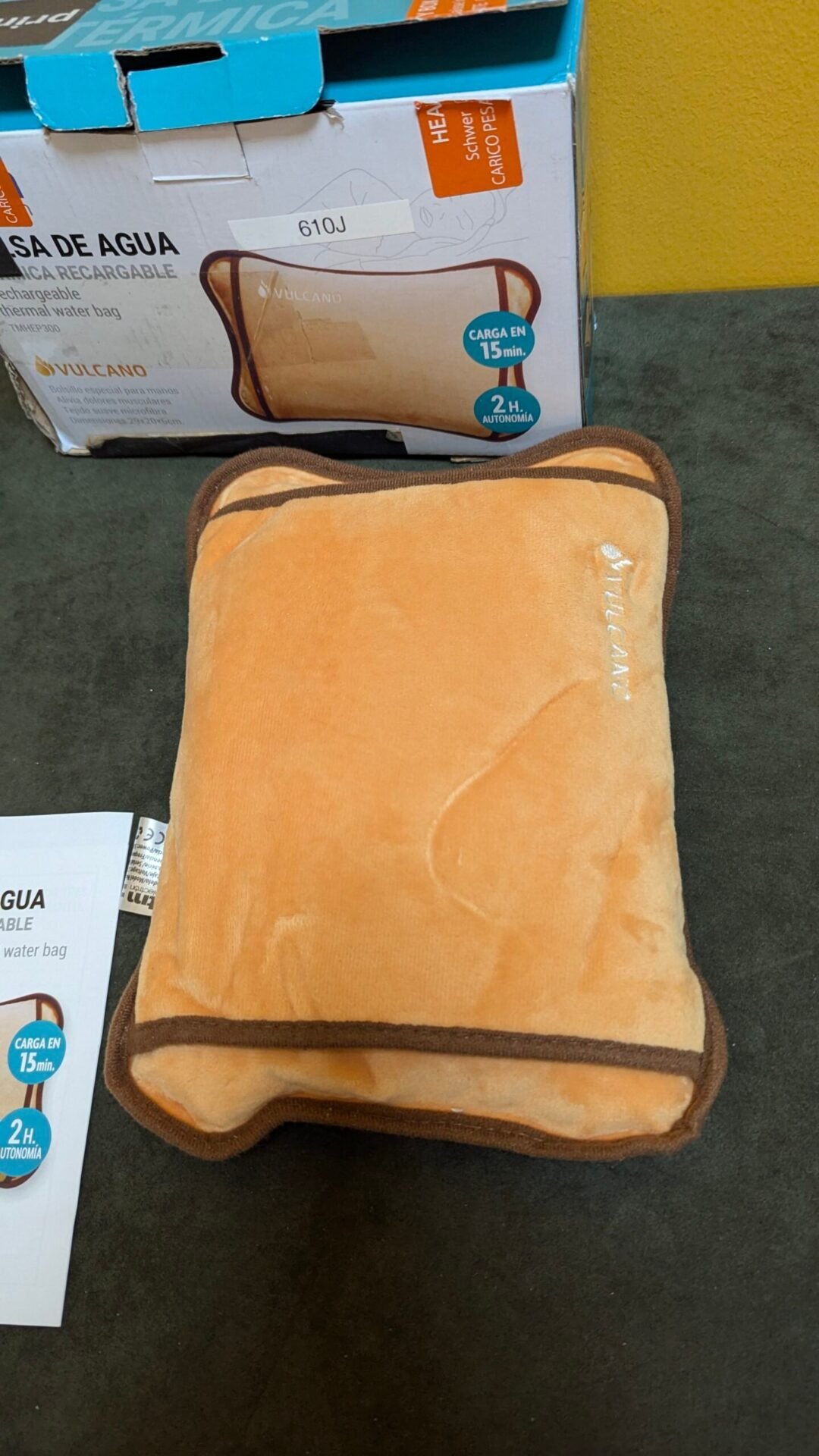 Foto 3 de TM Electron Vulcano Bolsa De Agua Térmica Calefactable En 5 Minutos – Nuevo
