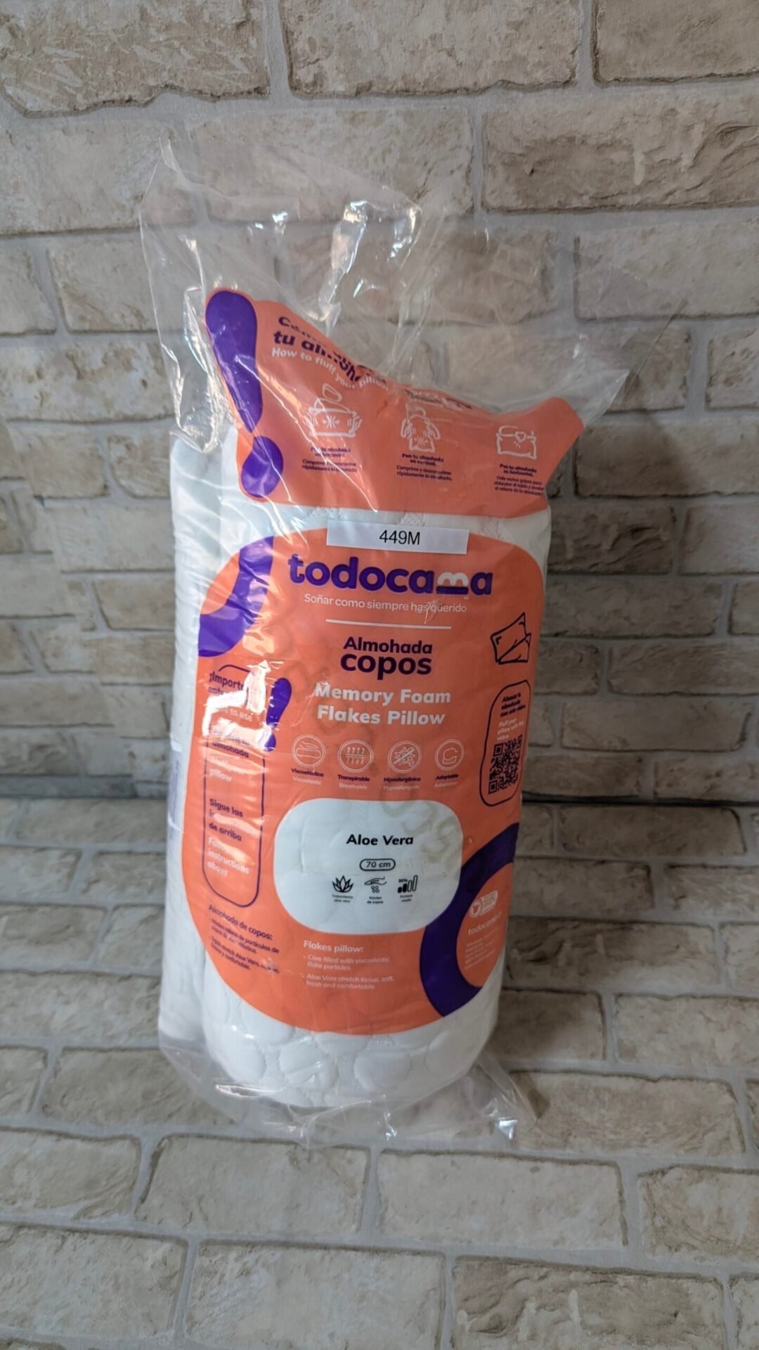Foto 7 de Todocama – Almohada viscoelástica Aloe Vera con Copos 100% viscoelásticos