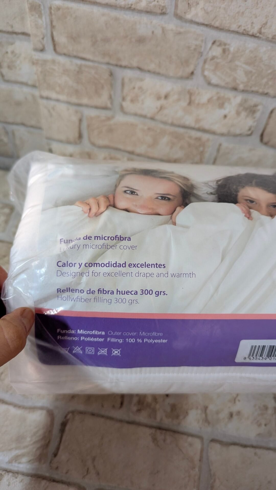 Foto 4 de Todocama – Edredón/Relleno nórdico de Fibra antiácaros, otoño-Invierno, 300gr/m²