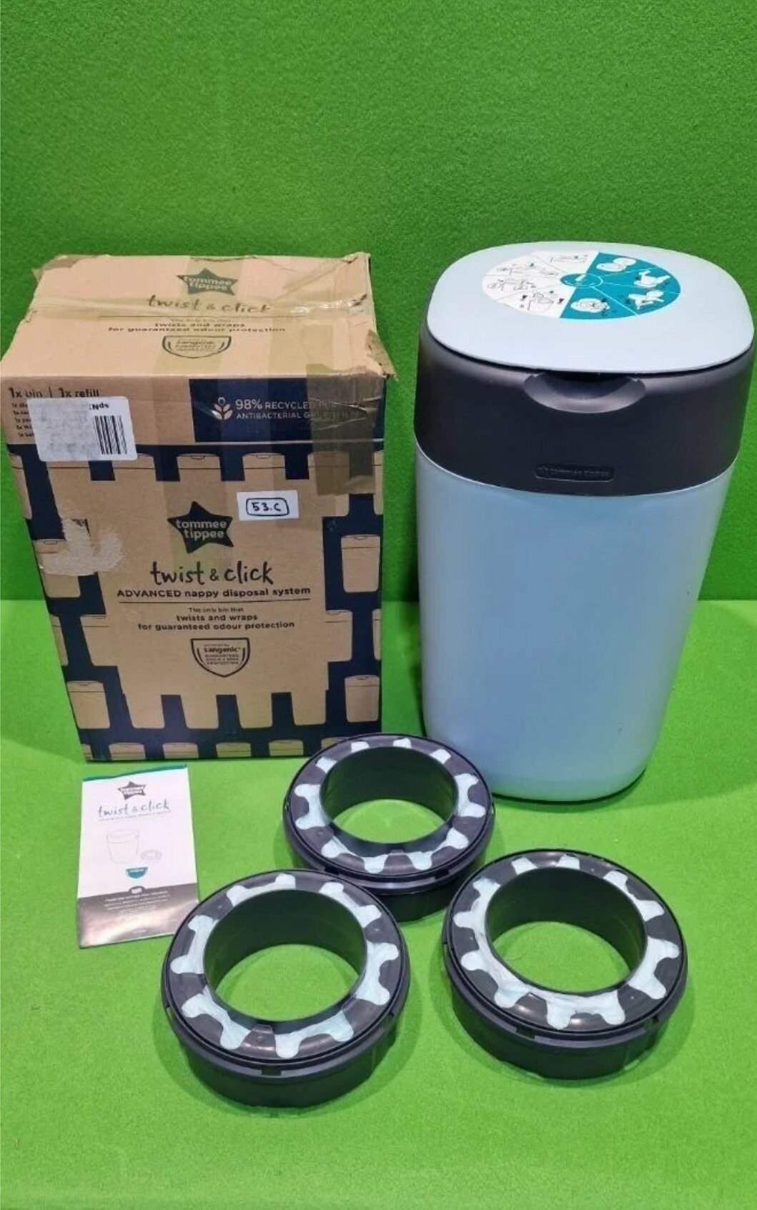 Foto 2 de Tommee Tippee – Contenedor Para Pañales, 3 Recambios – Nuevo