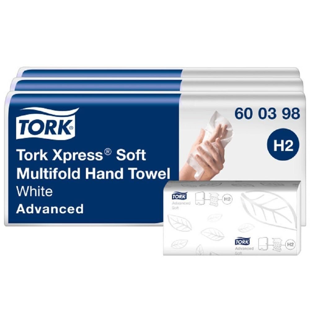 Tork Xpress Toallas de Manos Suaves Plegables Blanco H2, Avanzadas, 2 capas, ple en Lalín, Pontevedra
