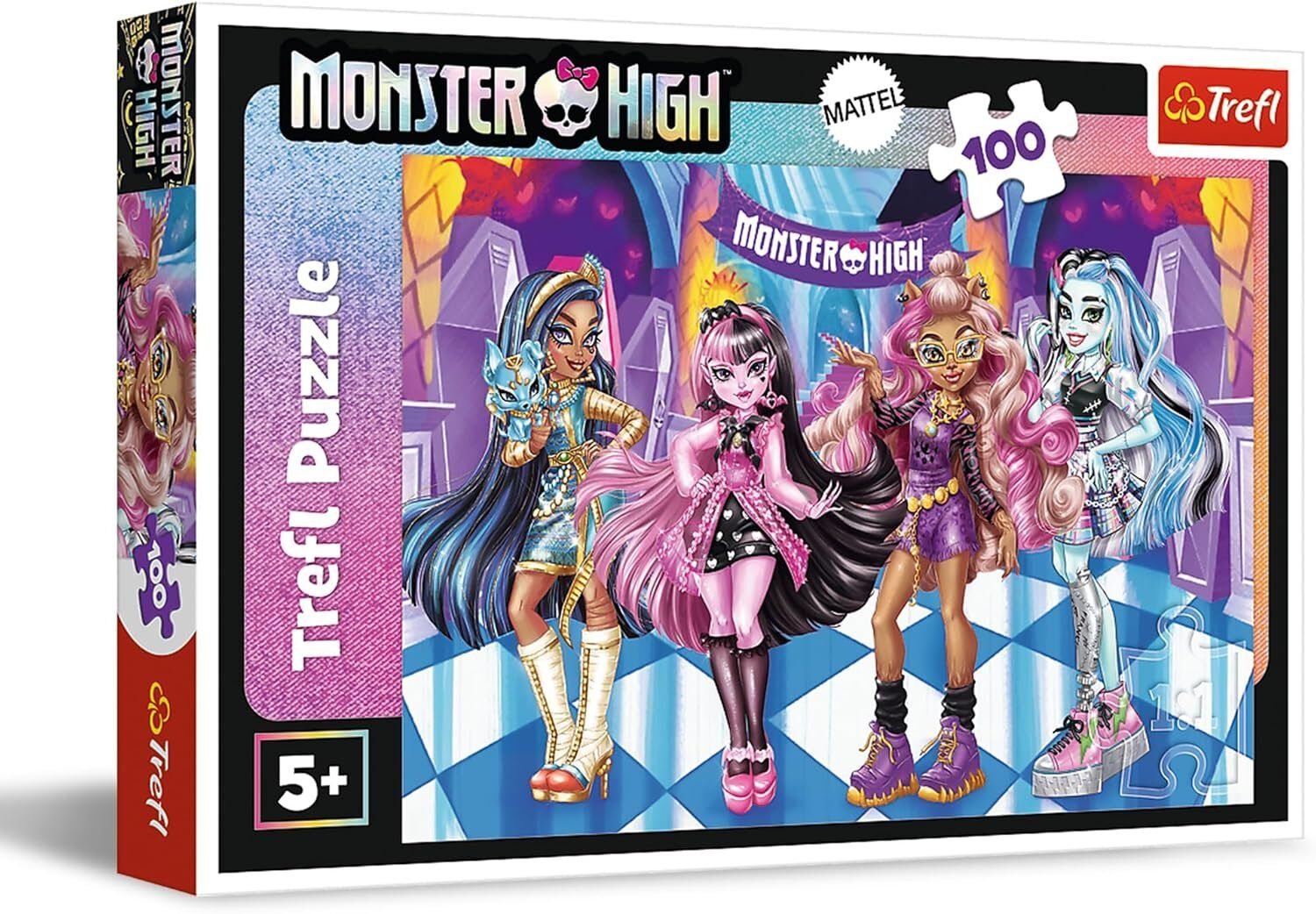 Trefl Monster High Amigos terroríficos Puzle de 100 Piezas en Lalín, Pontevedra