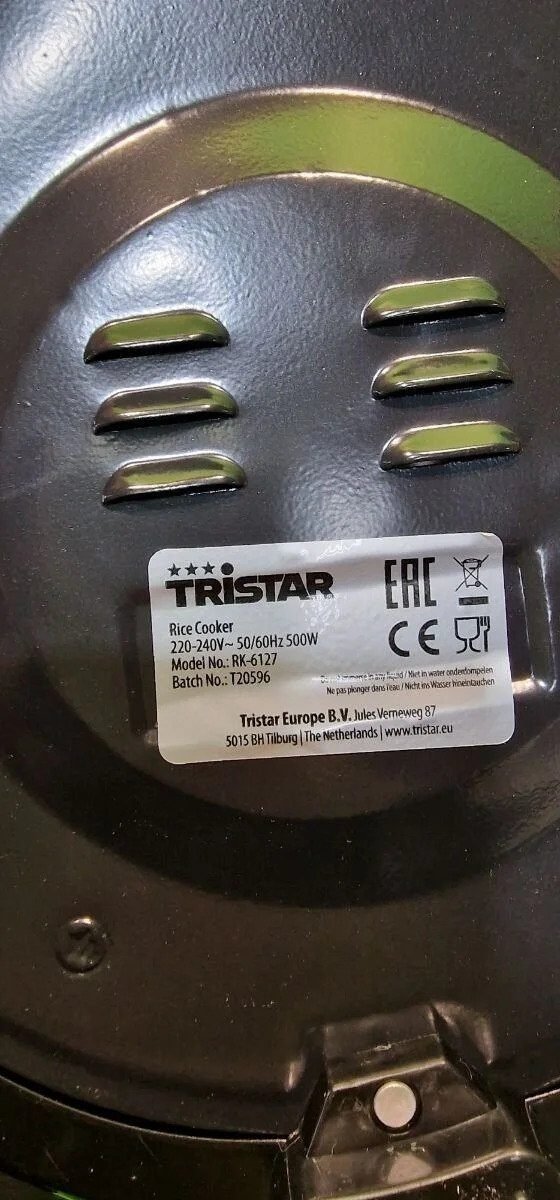 Foto 9 de Tristar RK-6127 Arrocera, Capacidad 1.5 l