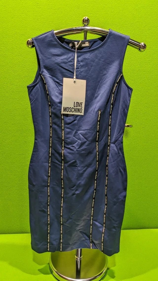 Foto 5 de Vestido azul marino sin mangas Love Moschino