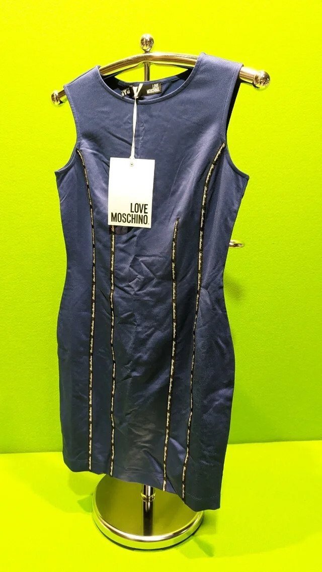 Foto 9 de Vestido azul marino sin mangas Love Moschino