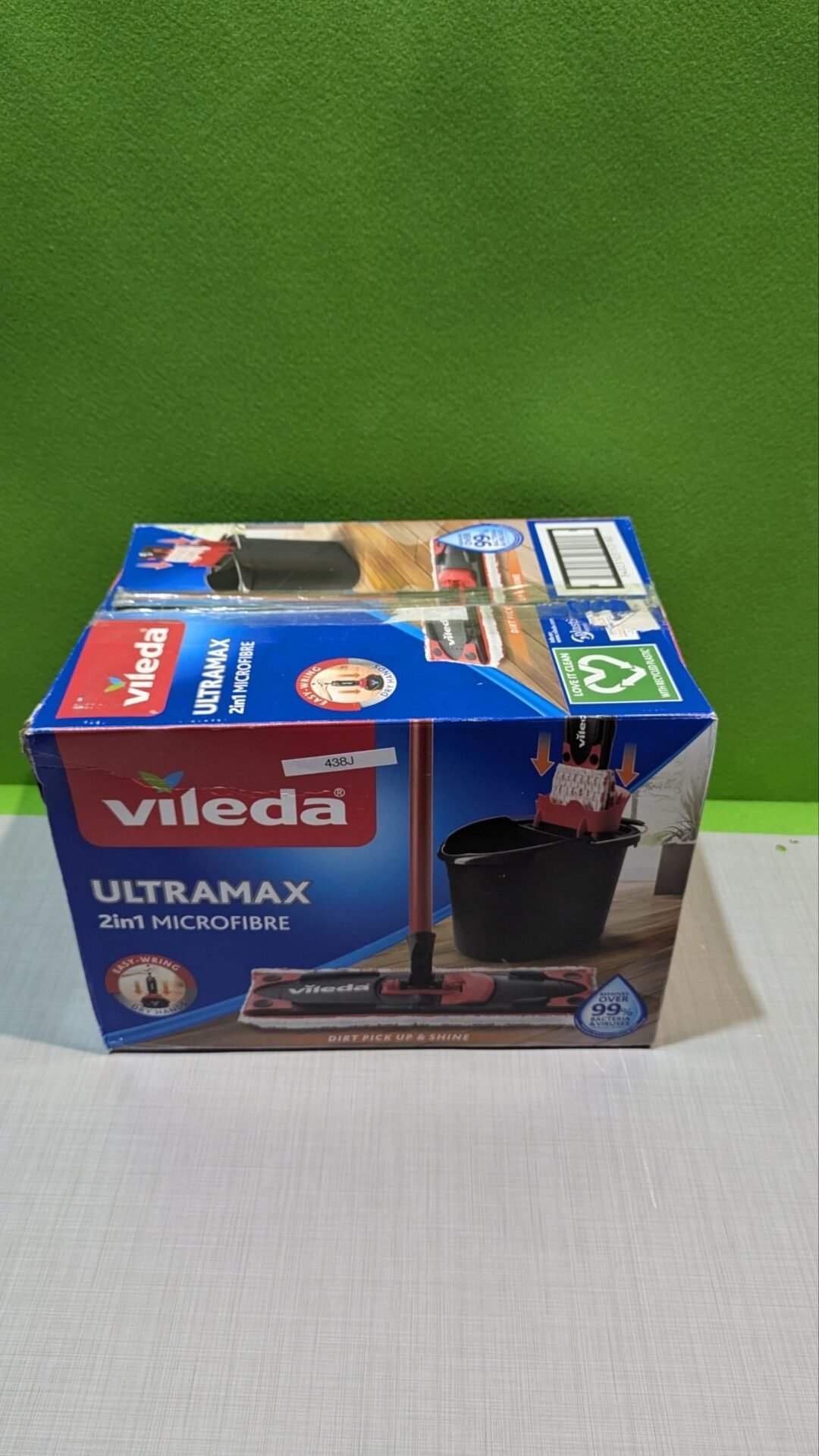 Foto 8 de Vileda Ultramax Mopa de microfibras para Fregar y Cubo con escurridor – Nuevo