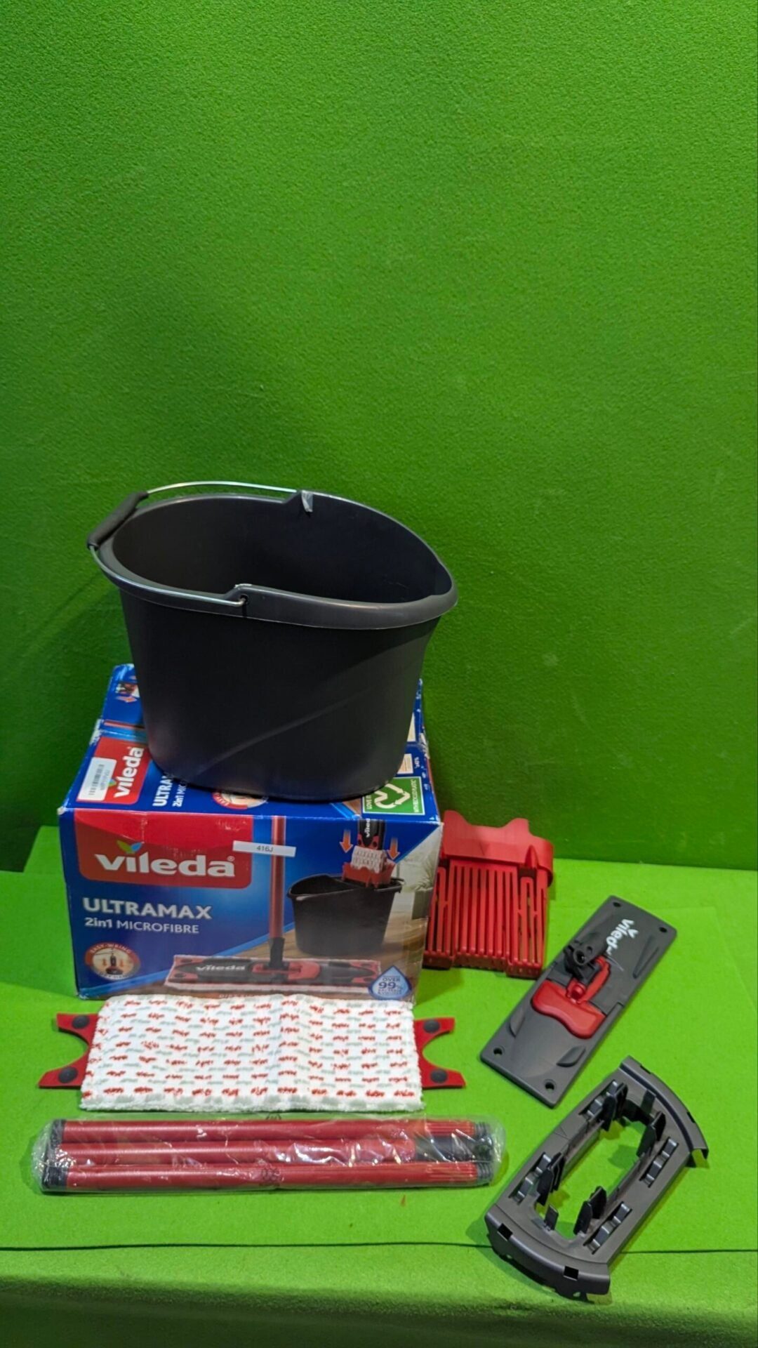 Vileda Ultramax Mopa de microfibras para Fregar y Cubo con escurridor – Nuevo – en Lalín, Pontevedra