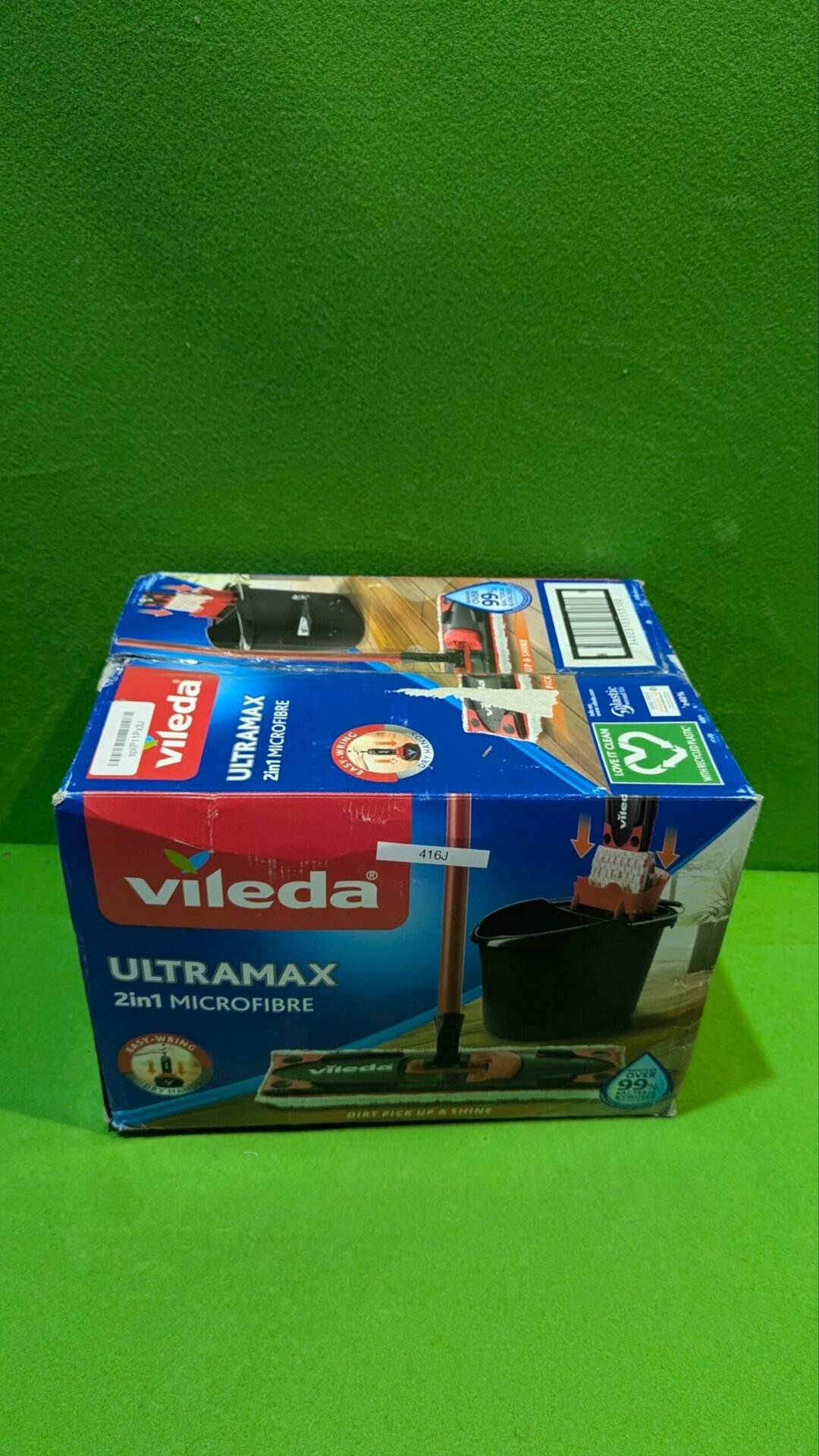 Foto 5 de Vileda Ultramax Mopa de microfibras para Fregar y Cubo con escurridor – Nuevo –