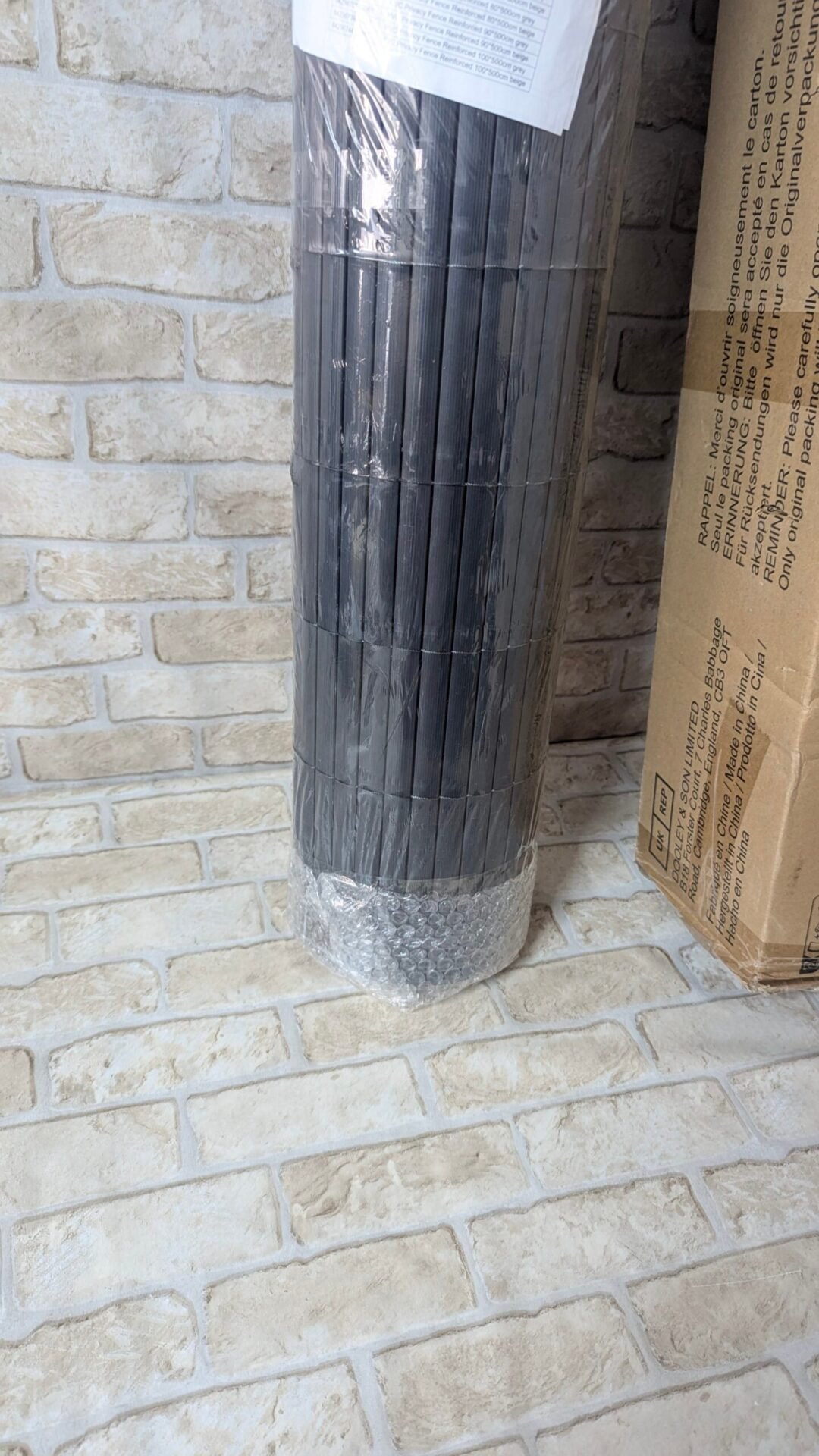 Foto 3 de VOUNOT® Cañizo Ocultación PVC Doble Cara 80 x 500 cm