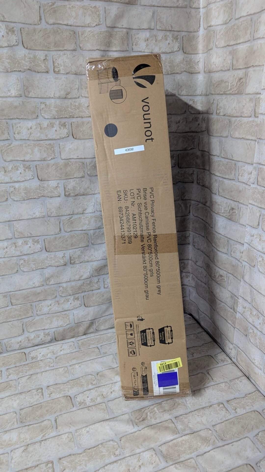 Foto 7 de VOUNOT® Cañizo Ocultación PVC Doble Cara 80 x 500 cm